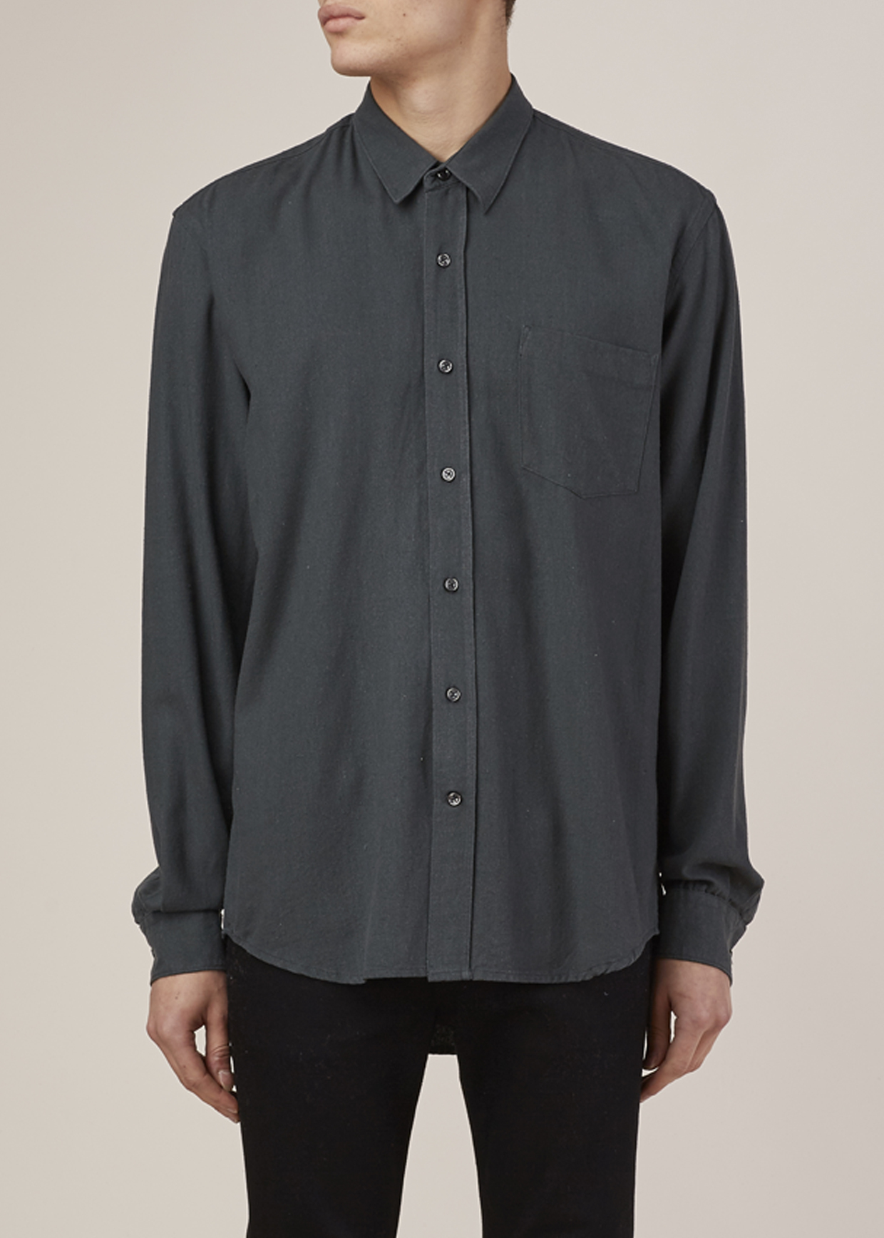 Our Legacy Green Silk Classic Shirt in Green for Men Lyst