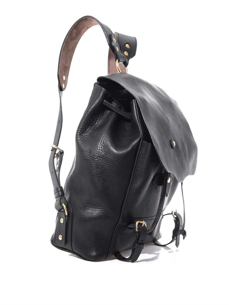 Lyst - Bill Amberg Hunter Leather Rucksack in Black for Men