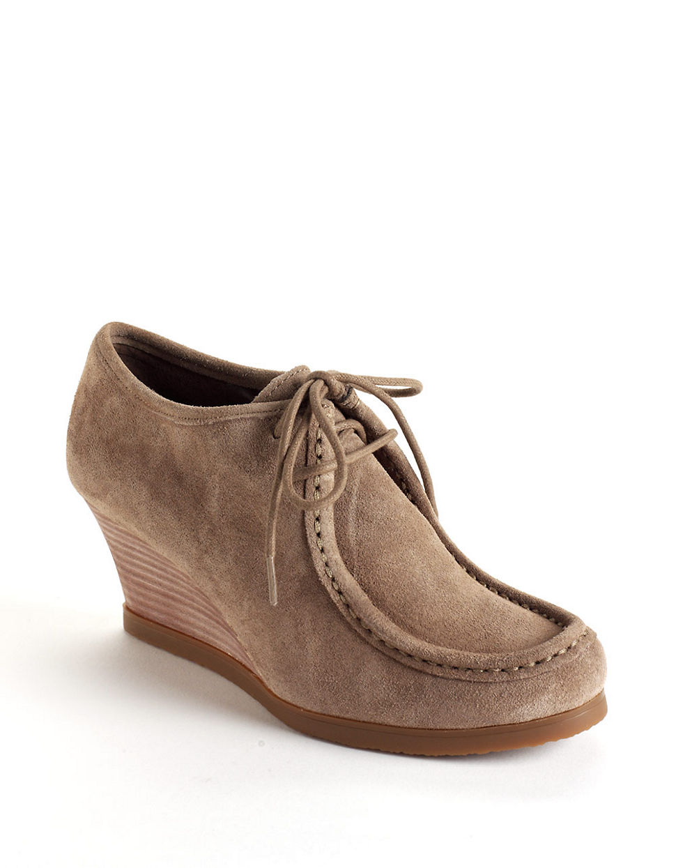 ralph lauren tan wedges
