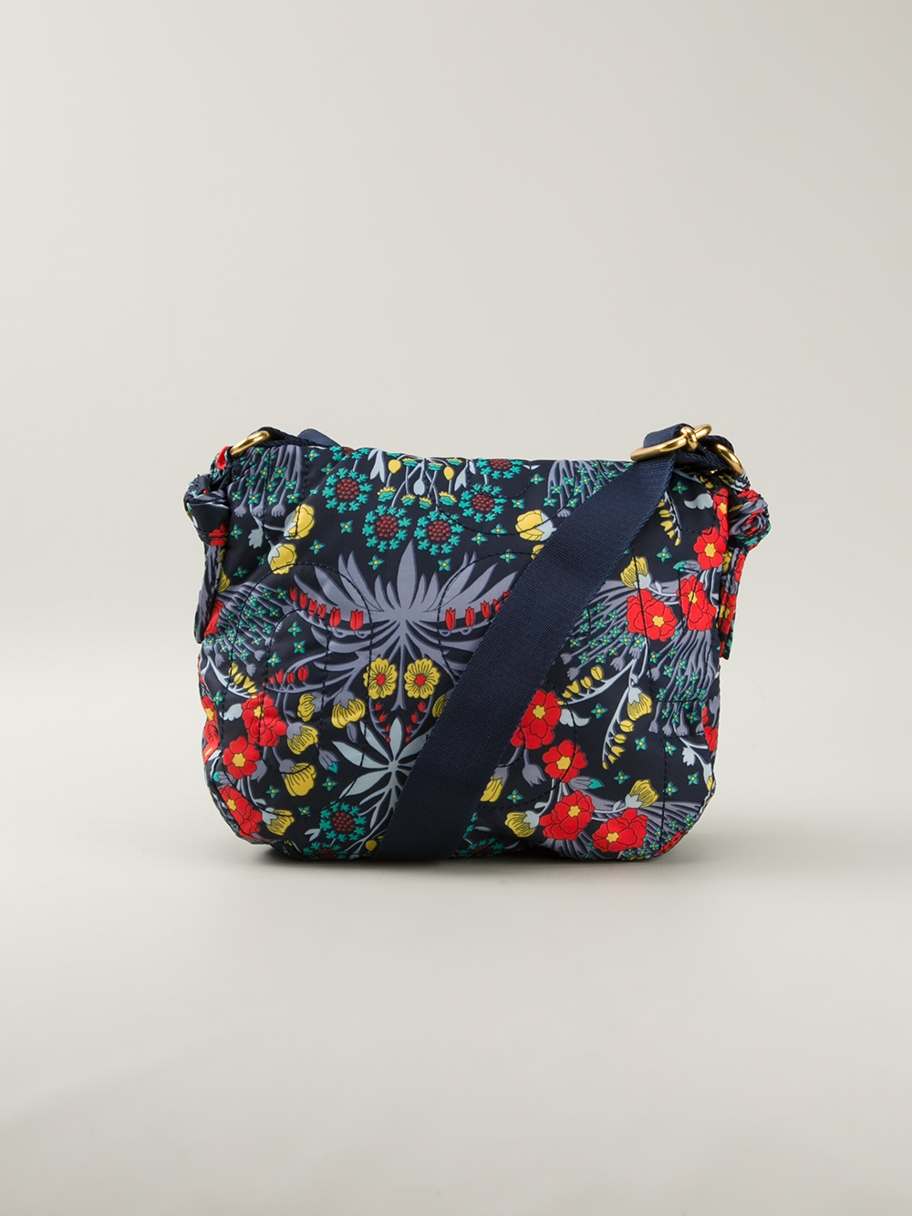 Lyst Marc By Marc Jacobs Floral Print Shoulder Bag in Blue