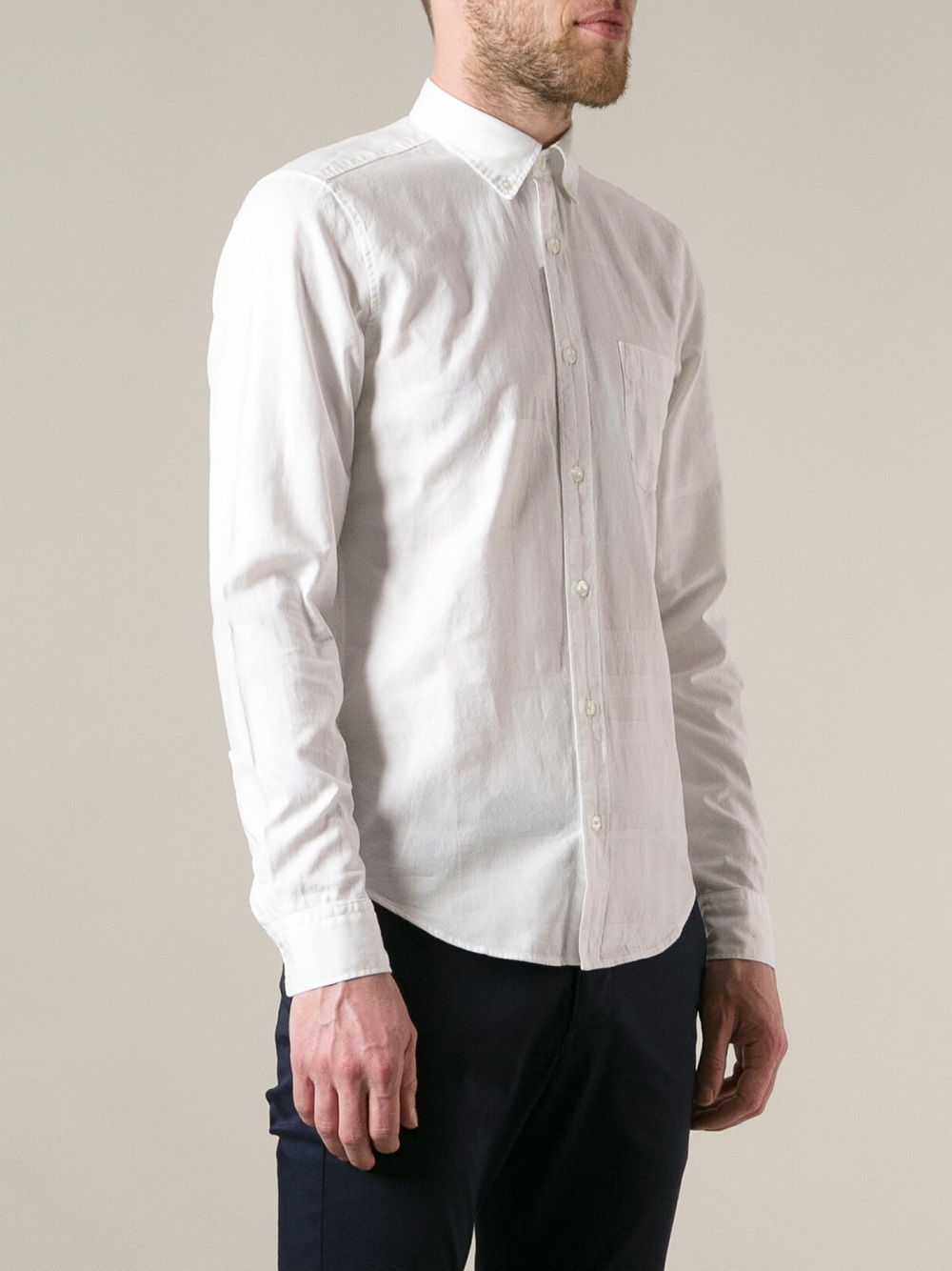 Burberry brit Classic Casual Shirt in White for Men | Lyst
