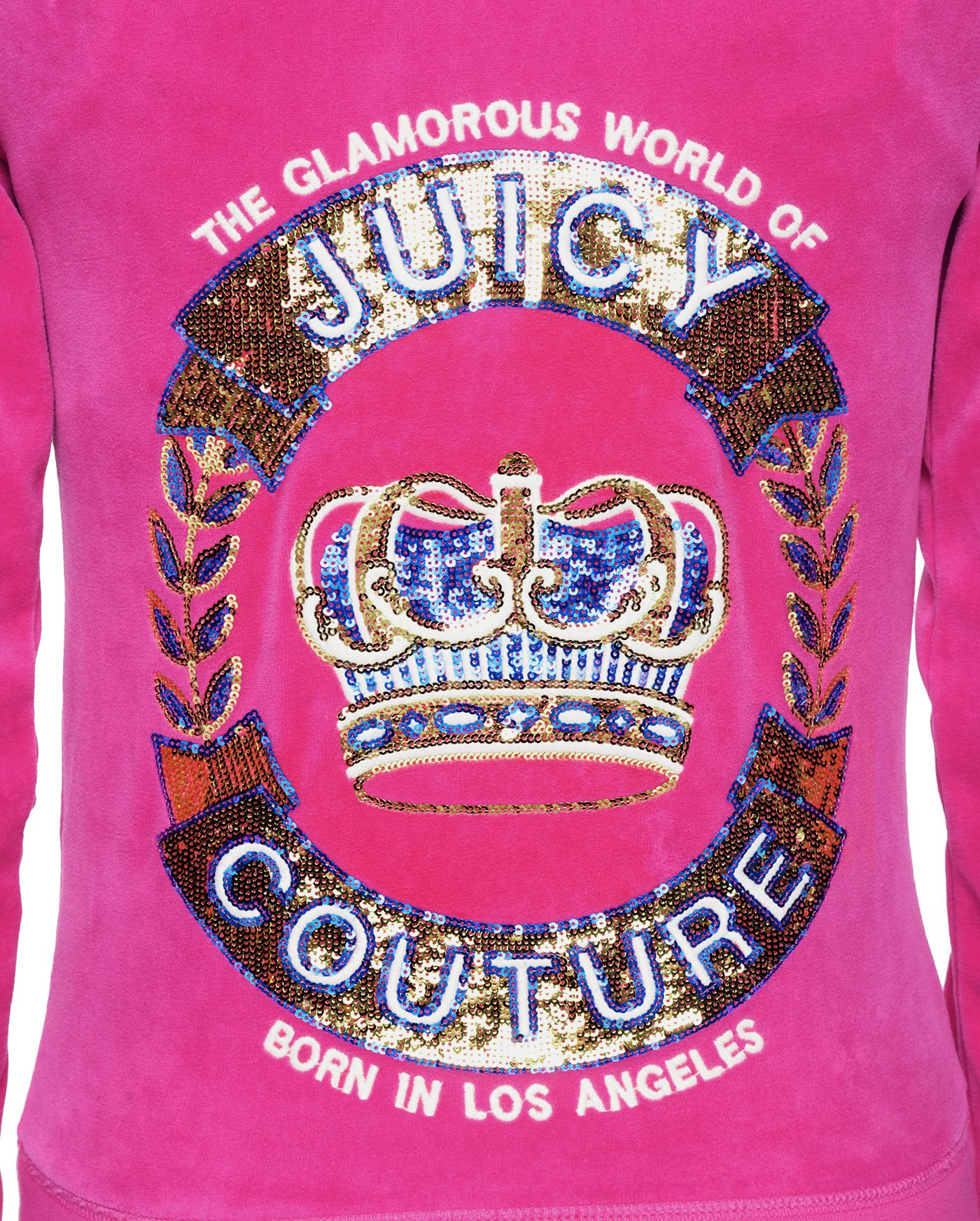 Juicy couture Logo Jc Crown Velour Original Jacket in Purple | Lyst