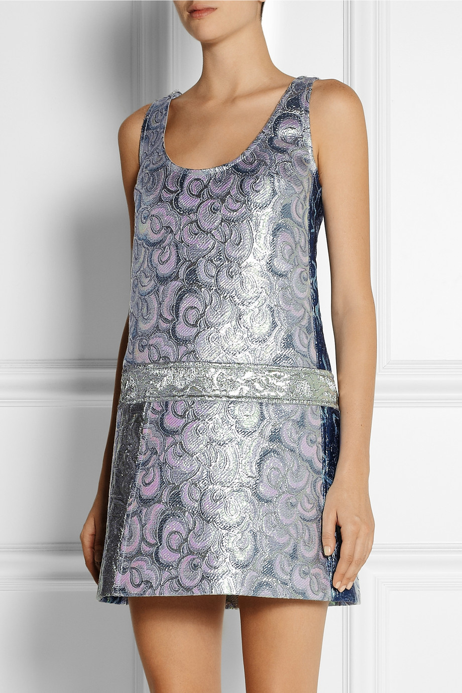 miu miu blue dress