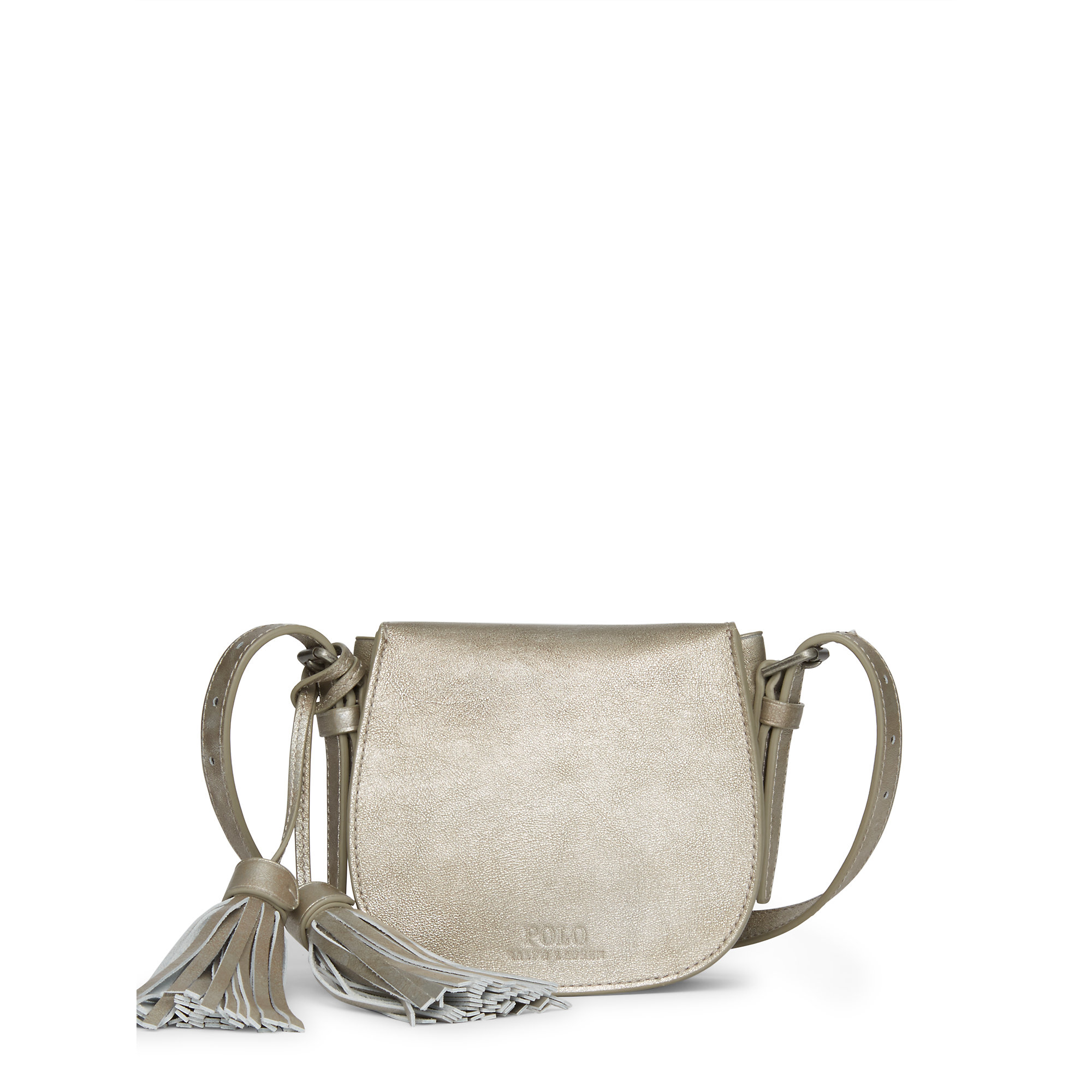 replica chloe bags uk - Polo ralph lauren Mini Metallic Messenger Bag in Gold (metallic ...