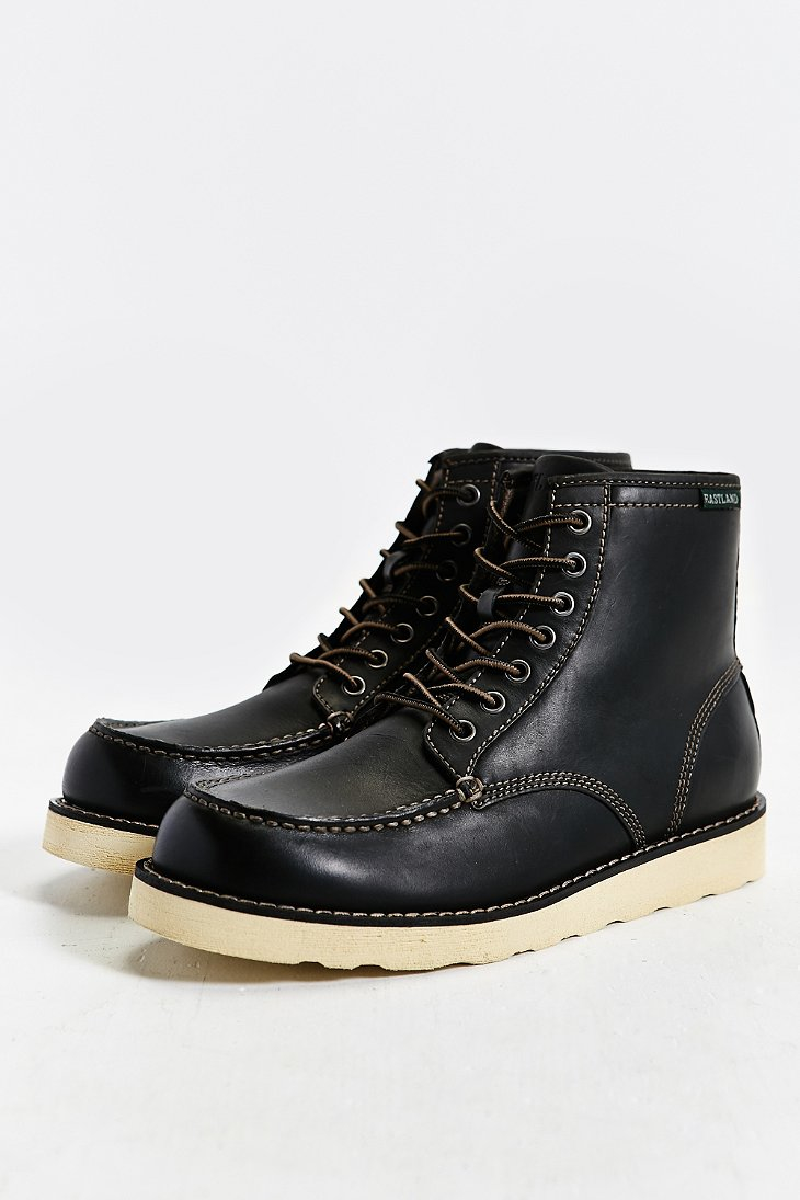 moc toe boots with black sole