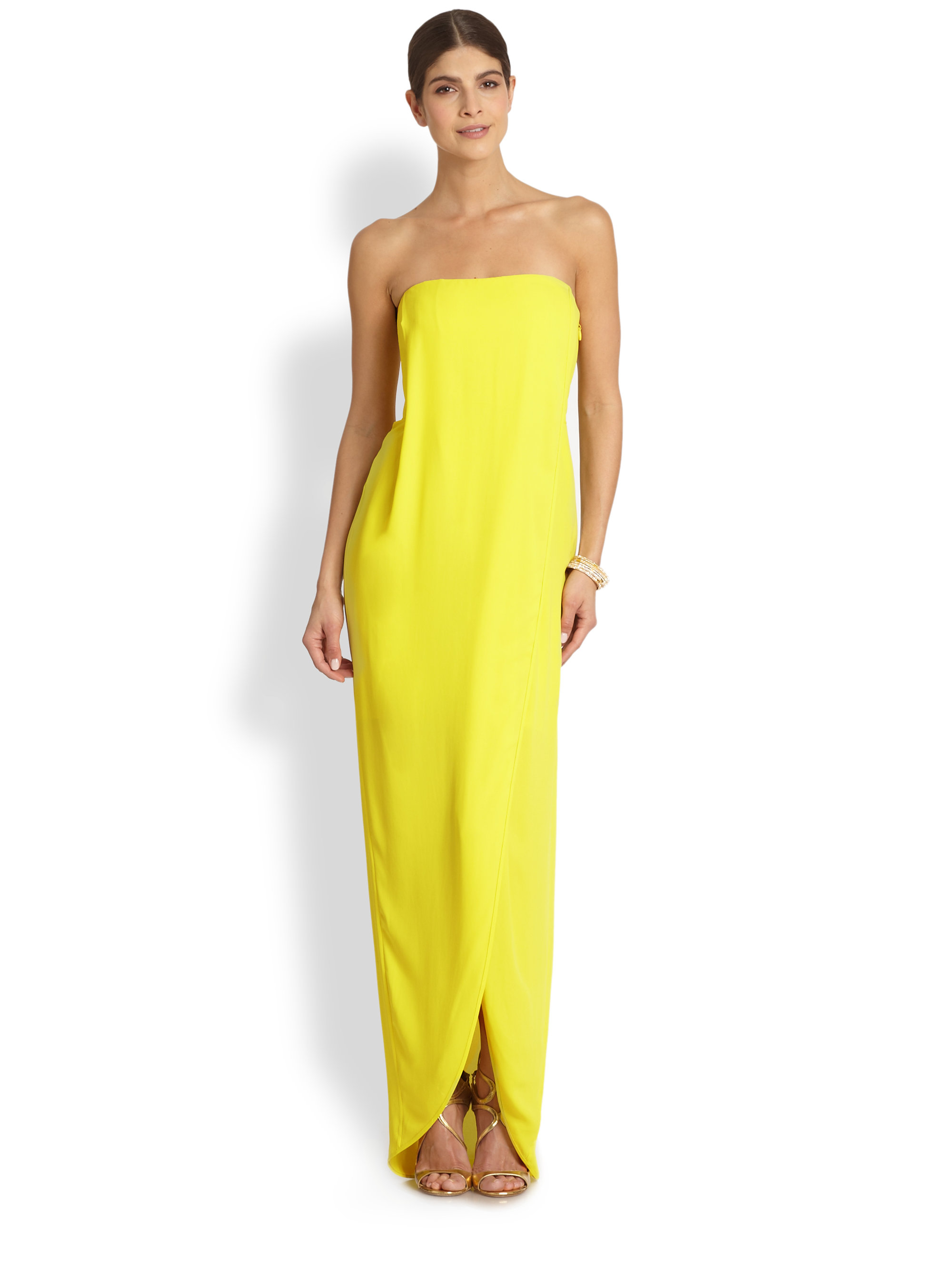 Yellow bcbg max azria dress Yellow bcbg max azria dress