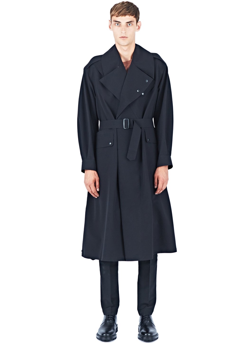 Lyst Yang Li Unisex Riding Trench Coat in Blue for Men