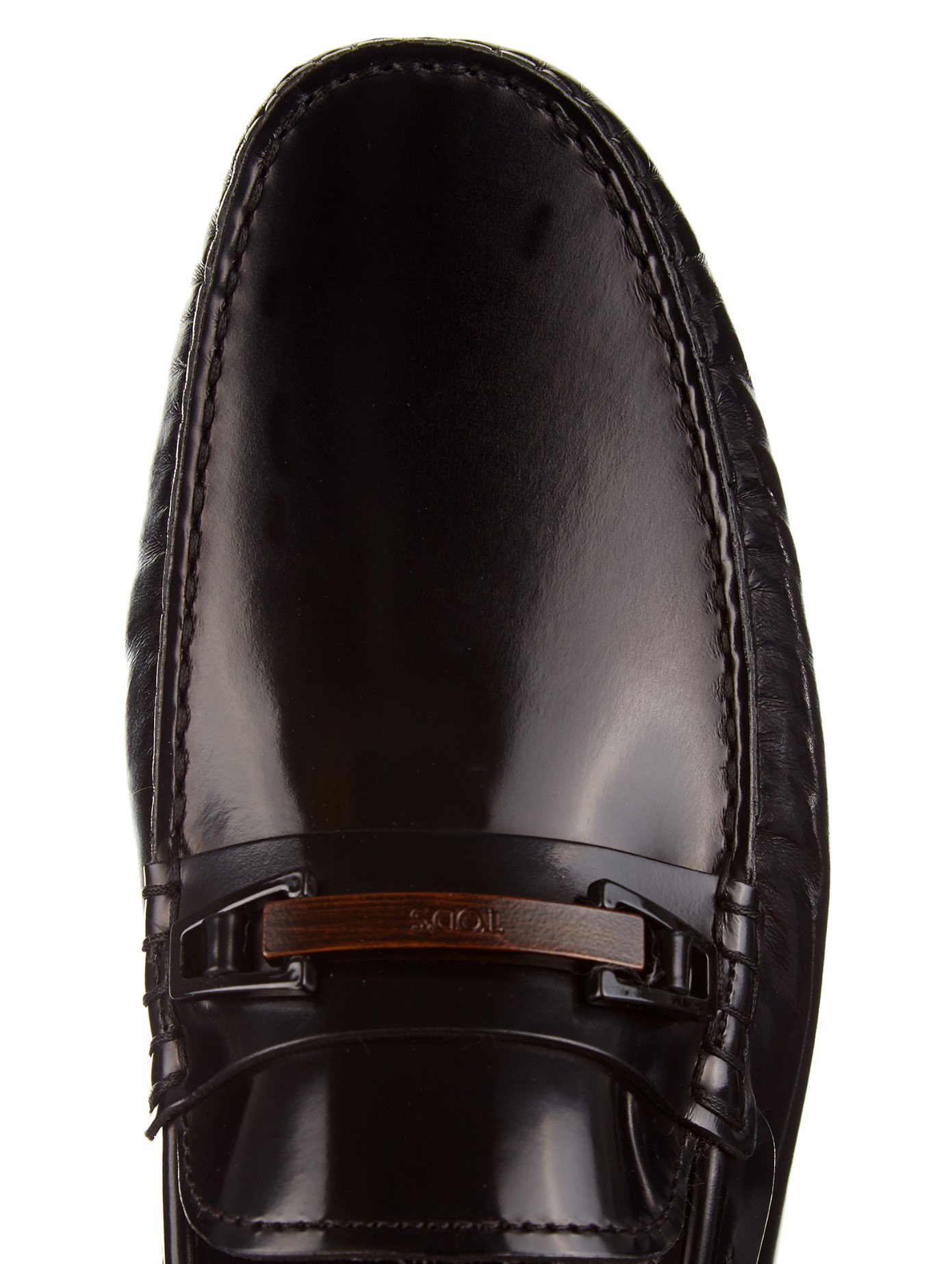 tod's black driving shoes