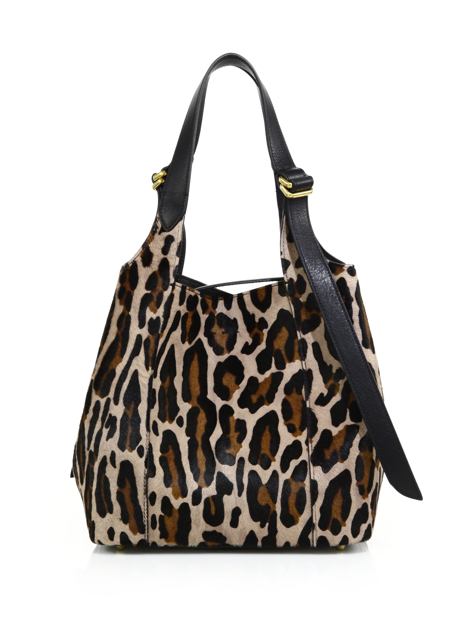 Lyst - Nina ricci Faust Small Leopard-Print Calf Hair Shoulder Bag