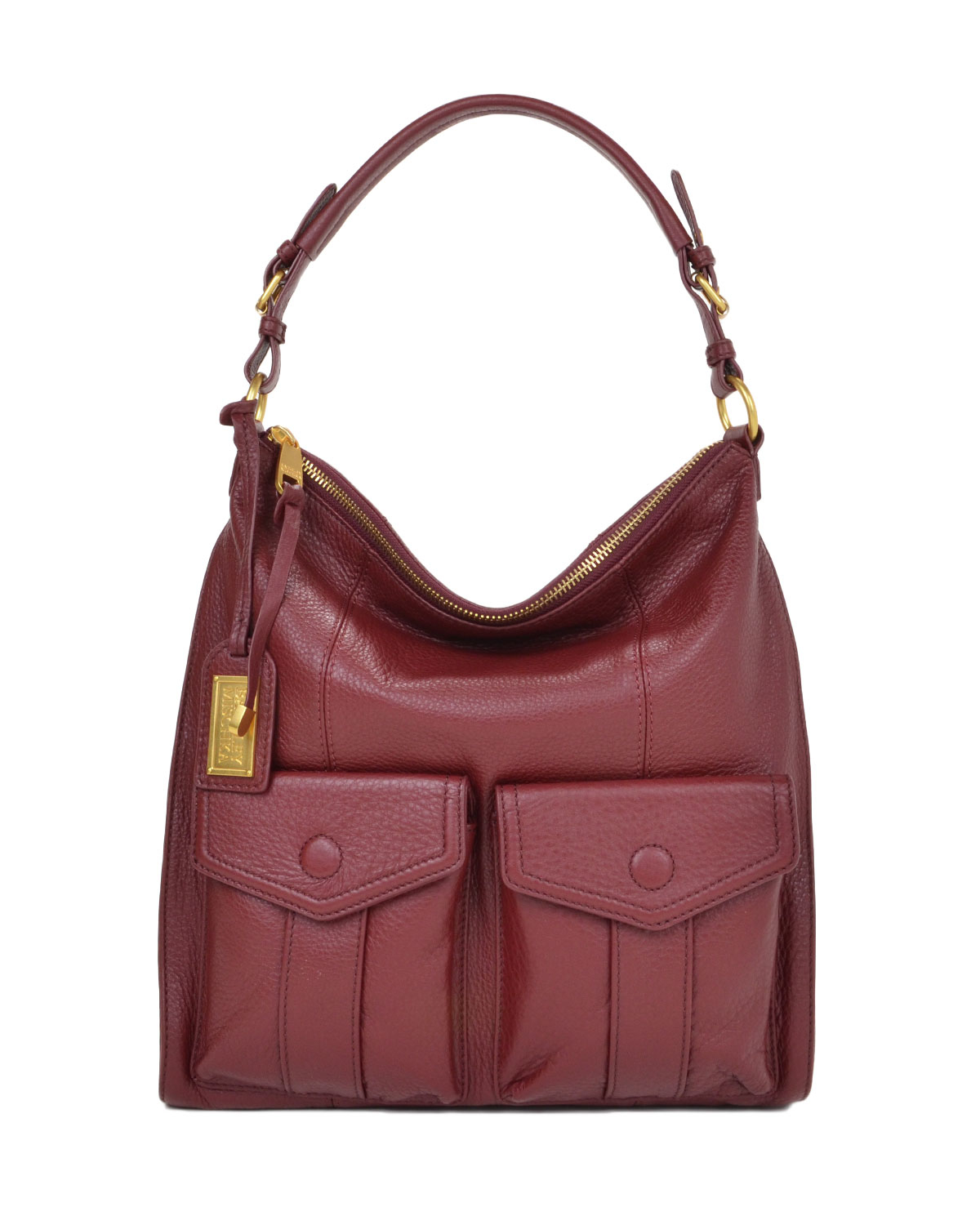 Badgley Mischka | Purple Leia Soft Pebble Handbag | Lyst