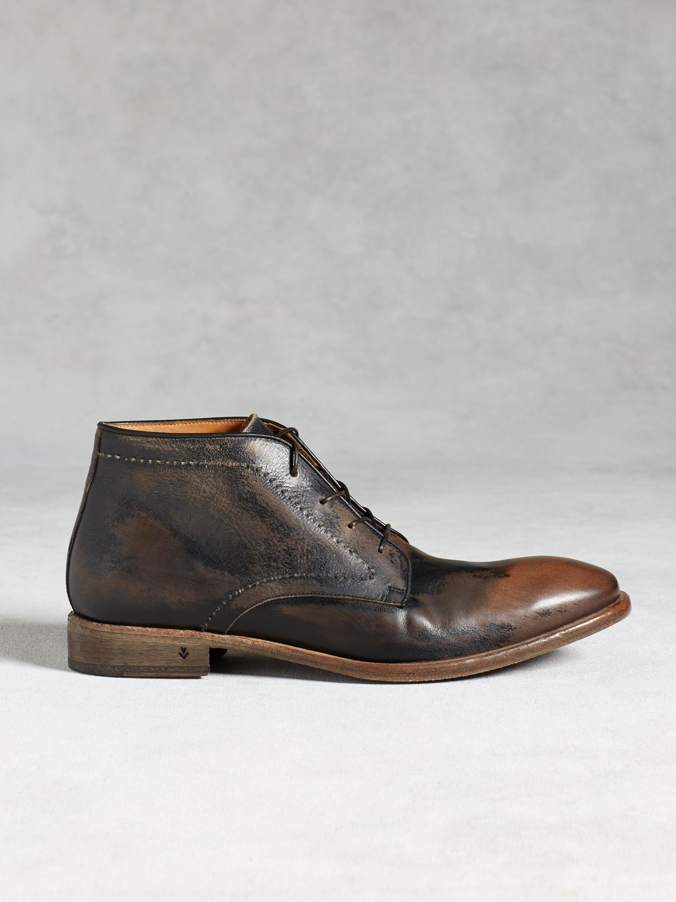 Lyst John Varvatos Fleetwood Cut Stitch Chukka Boot in Black for Men