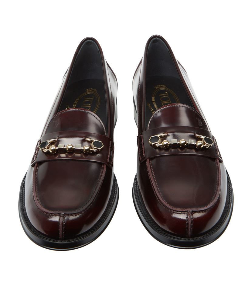 tod's gommino denim loafers