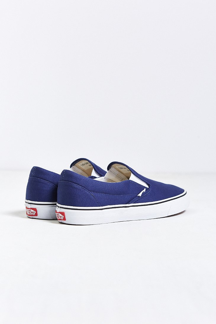 Lyst - Vans Classic Color Slip-on Sneaker in Blue for Men