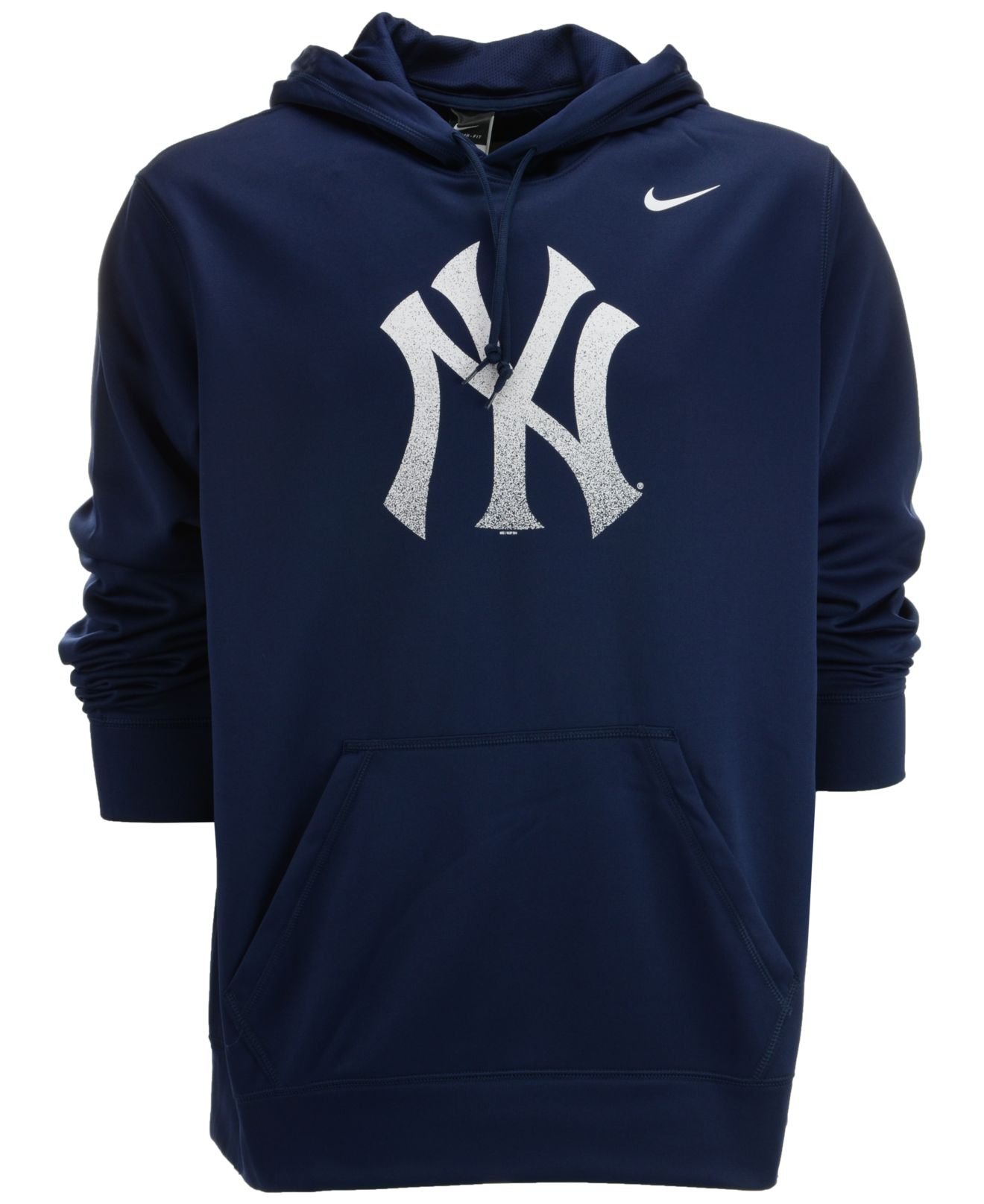 Lyst - Nike Men's New York Yankees Logo Performance Hoodie in Blue for Men