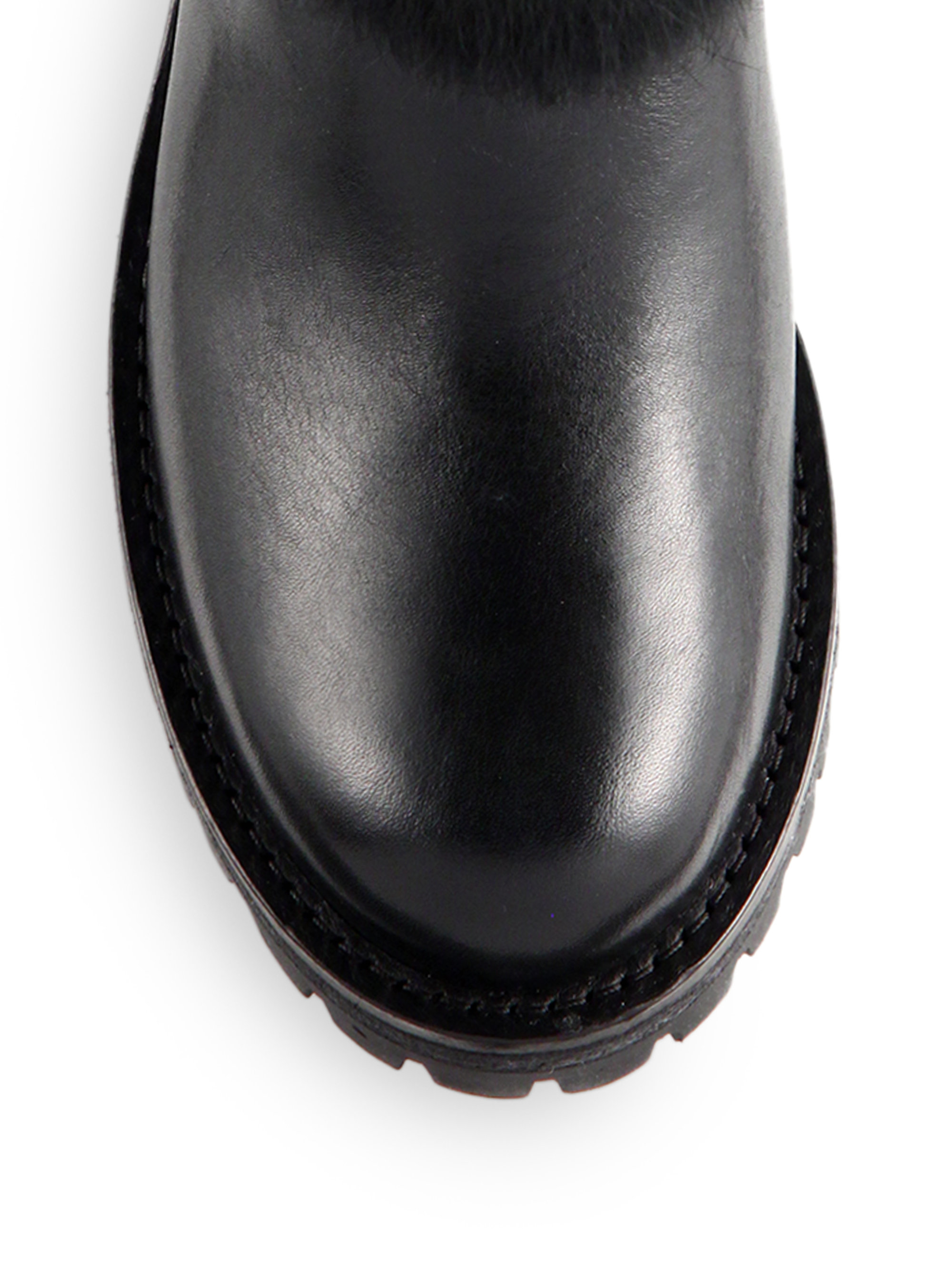 tory burch fur shoes