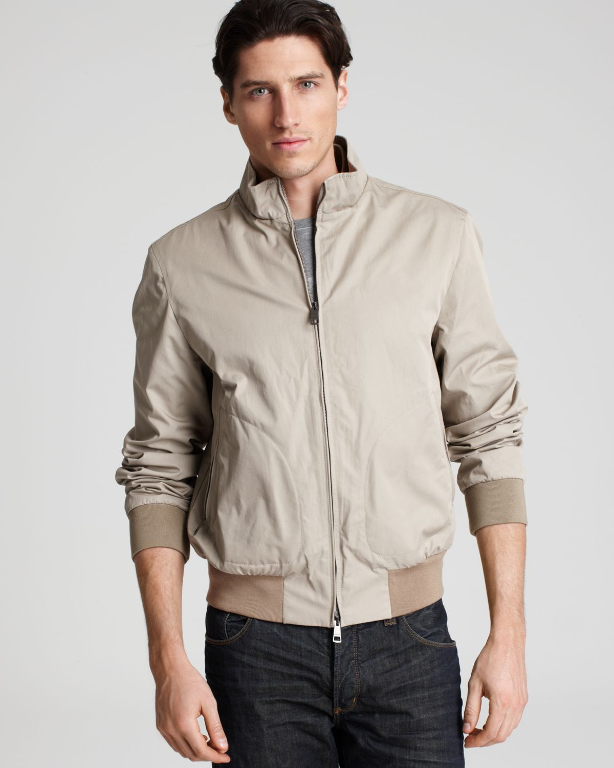 Burberry Brit Bradford Lightweight Jacket in Natural for Men | Lyst