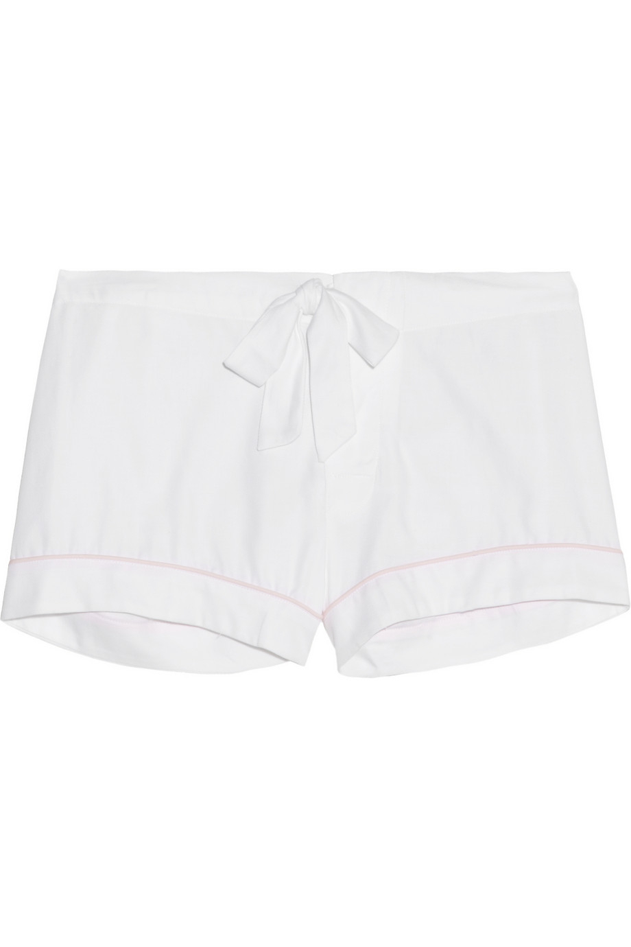 Lyst - Bodas Cottontwill Pajama Shorts in White