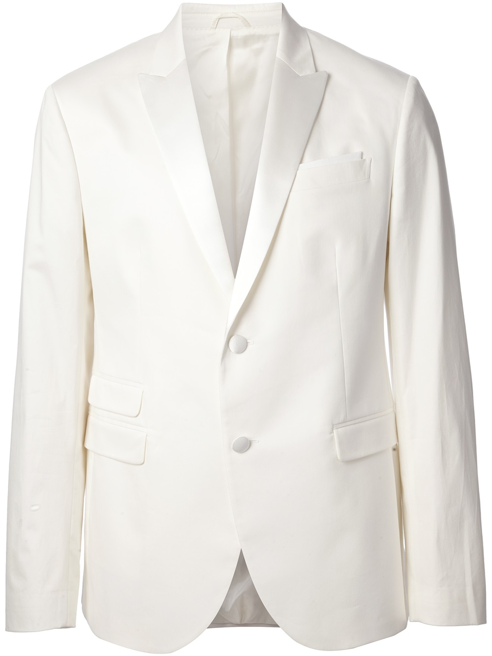 Lyst - Neil Barrett Two Button Dinner Jacket in White for Men