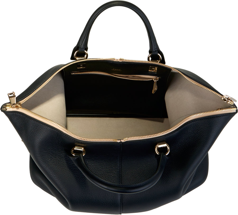 Chlo Large Baylee Satchel in Black | Lyst