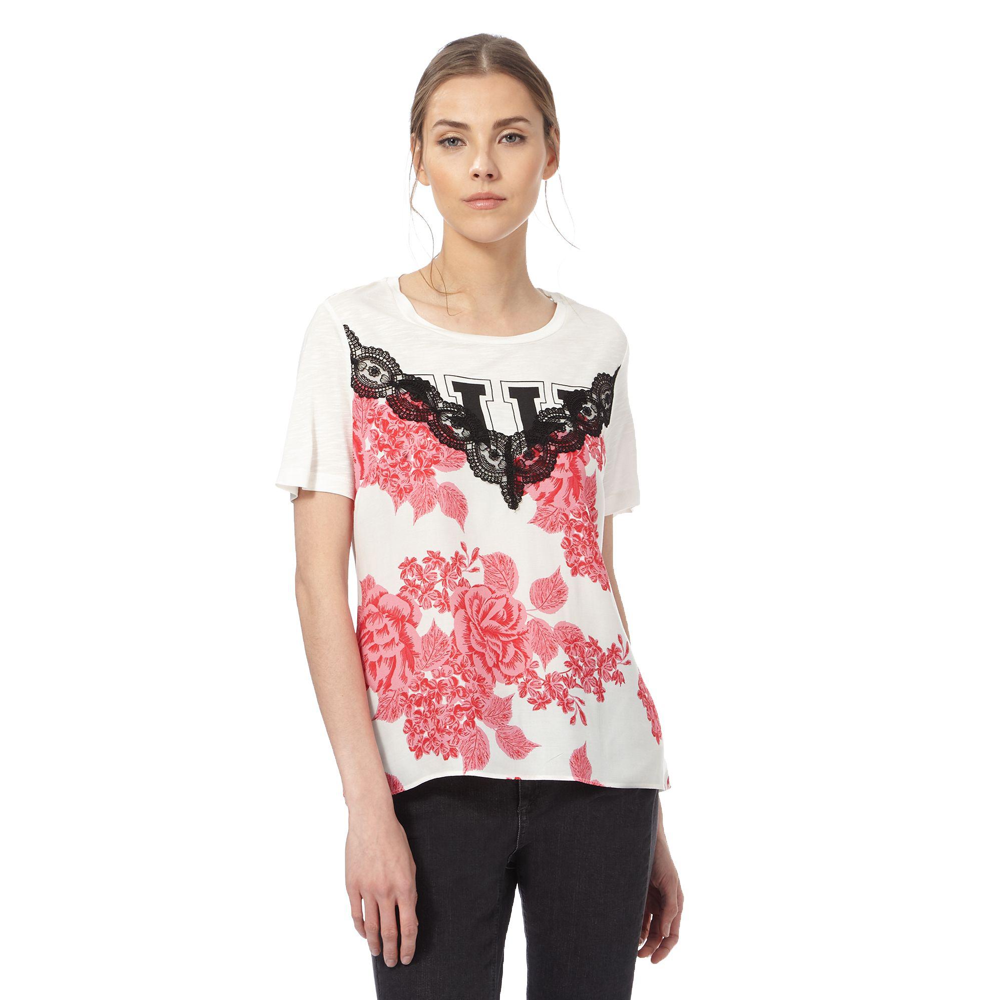 Of Holland Lace White In House Print Floral Lyst Top dQxrCtsh