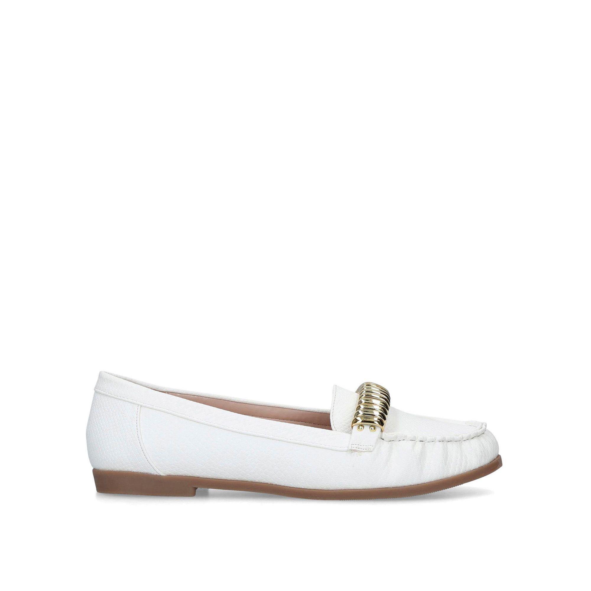 Carvela Kurt Geiger 'mockery' Embellished Loafers in White - Lyst