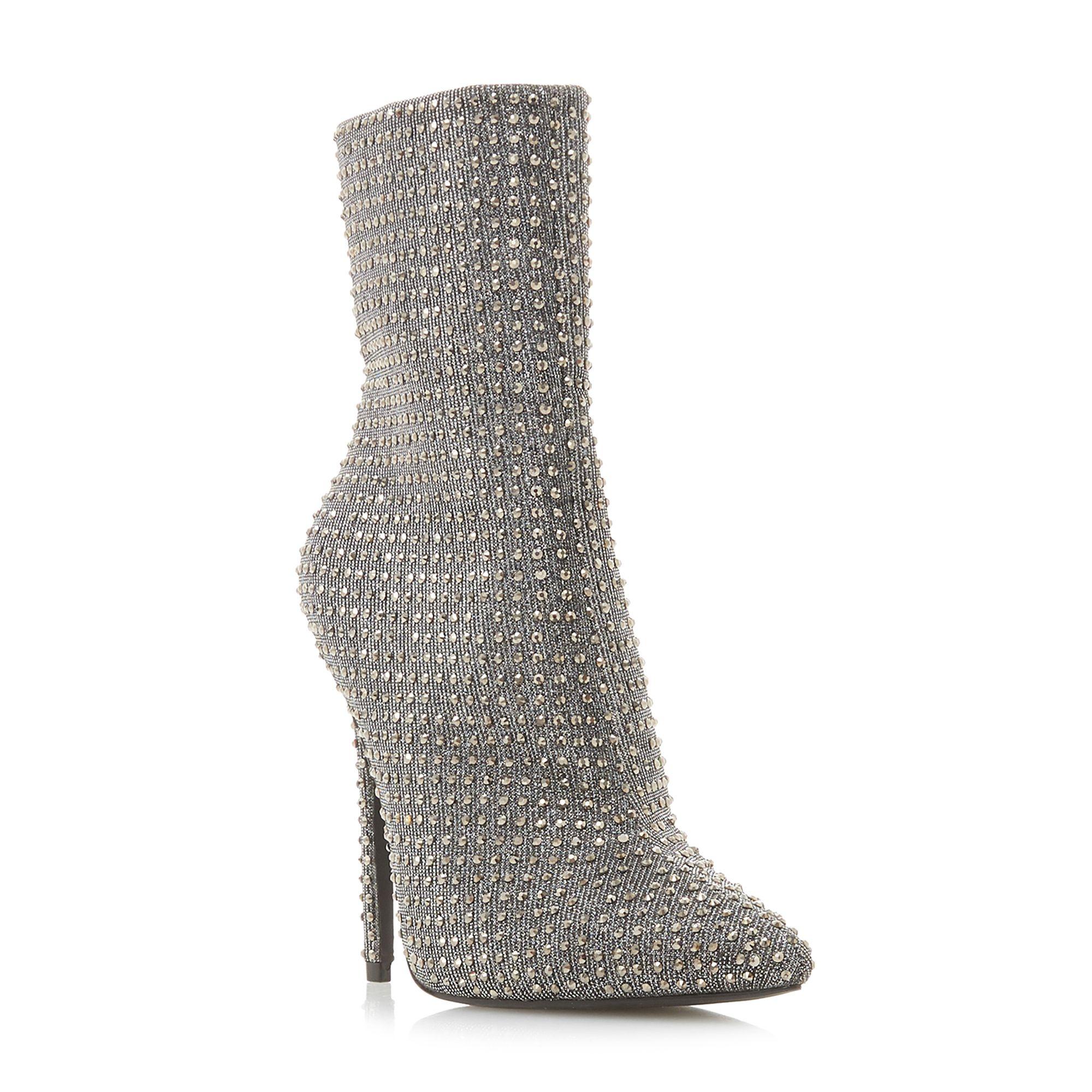 Steve Madden 'wifey ' High Stiletto Heel Ankle Boots in Silver ...