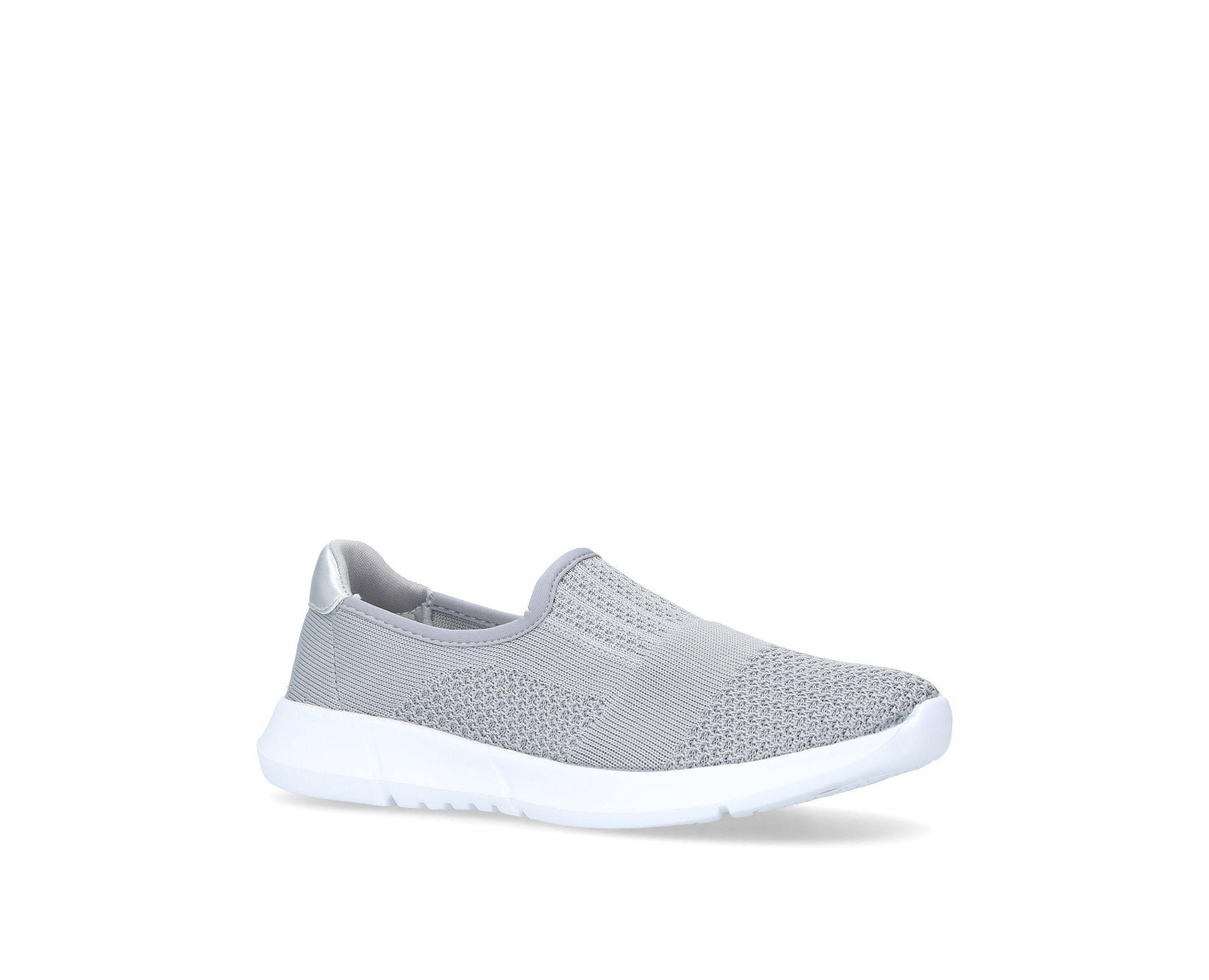 Carvela Kurt Geiger Grey 'carly' Slip On Trainers in Gray - Save 29% - Lyst