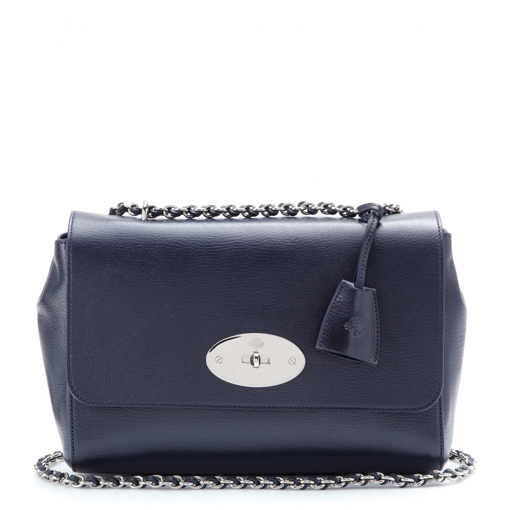 Lyst - Mulberry Medium Lily Grainy Leather Shoulder Bag in Blue