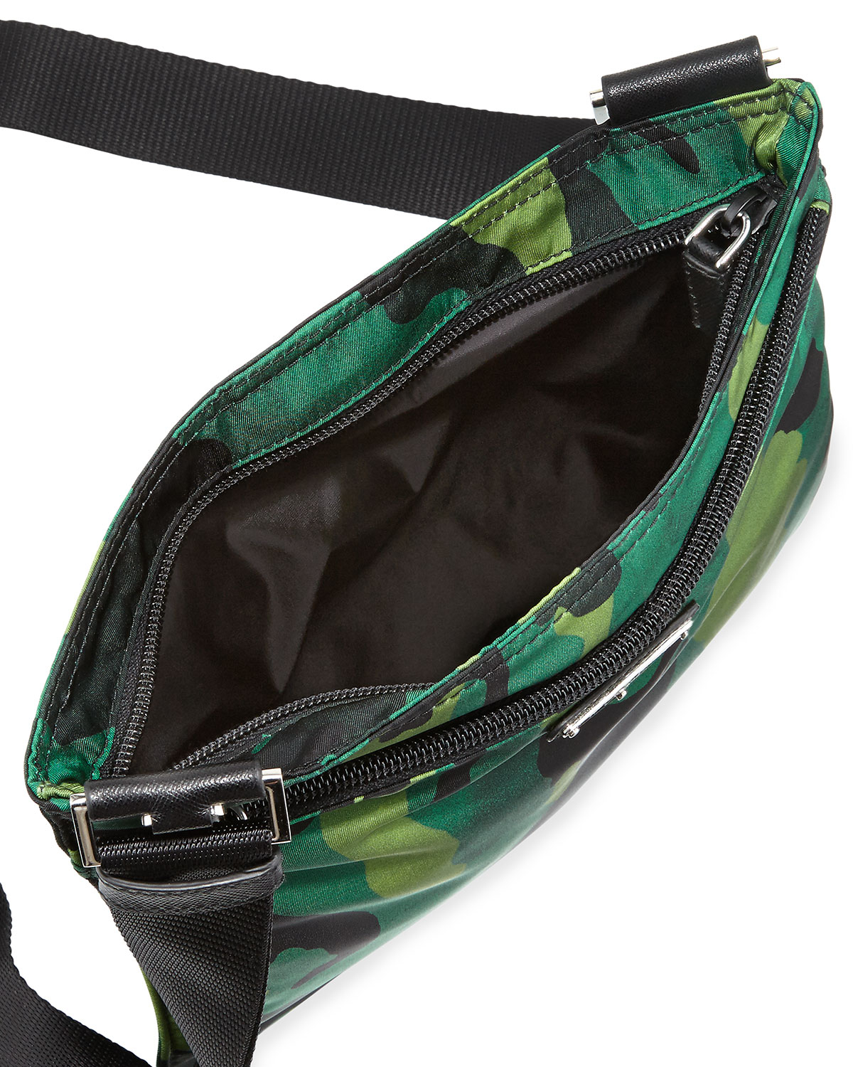 Prada Tessuto Camouflage Crossbody Bag in Green Lyst