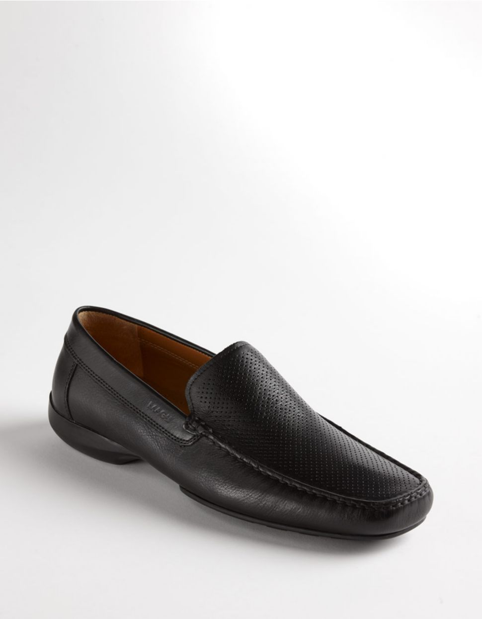 bruno magli jaguar leather bit loafer