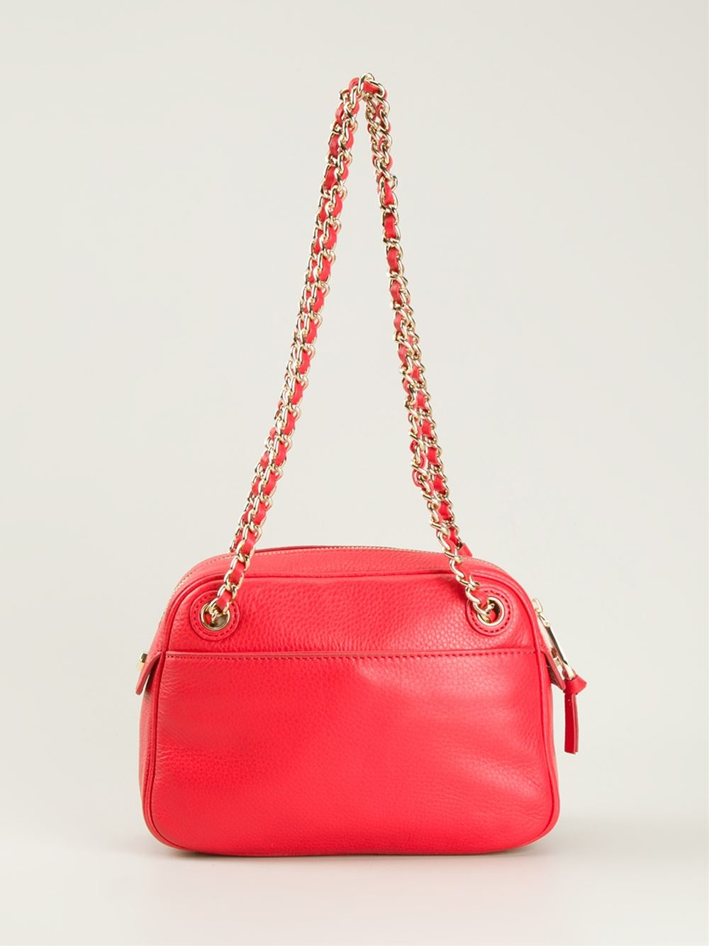 Tory Burch 'Thea' Chain Cross Body Bag in Red - Lyst