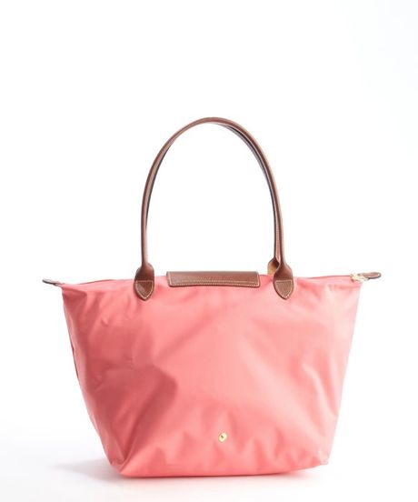 Longchamp Rose Nylon Large Le Pliage Tote in Pink (rose) | Lyst