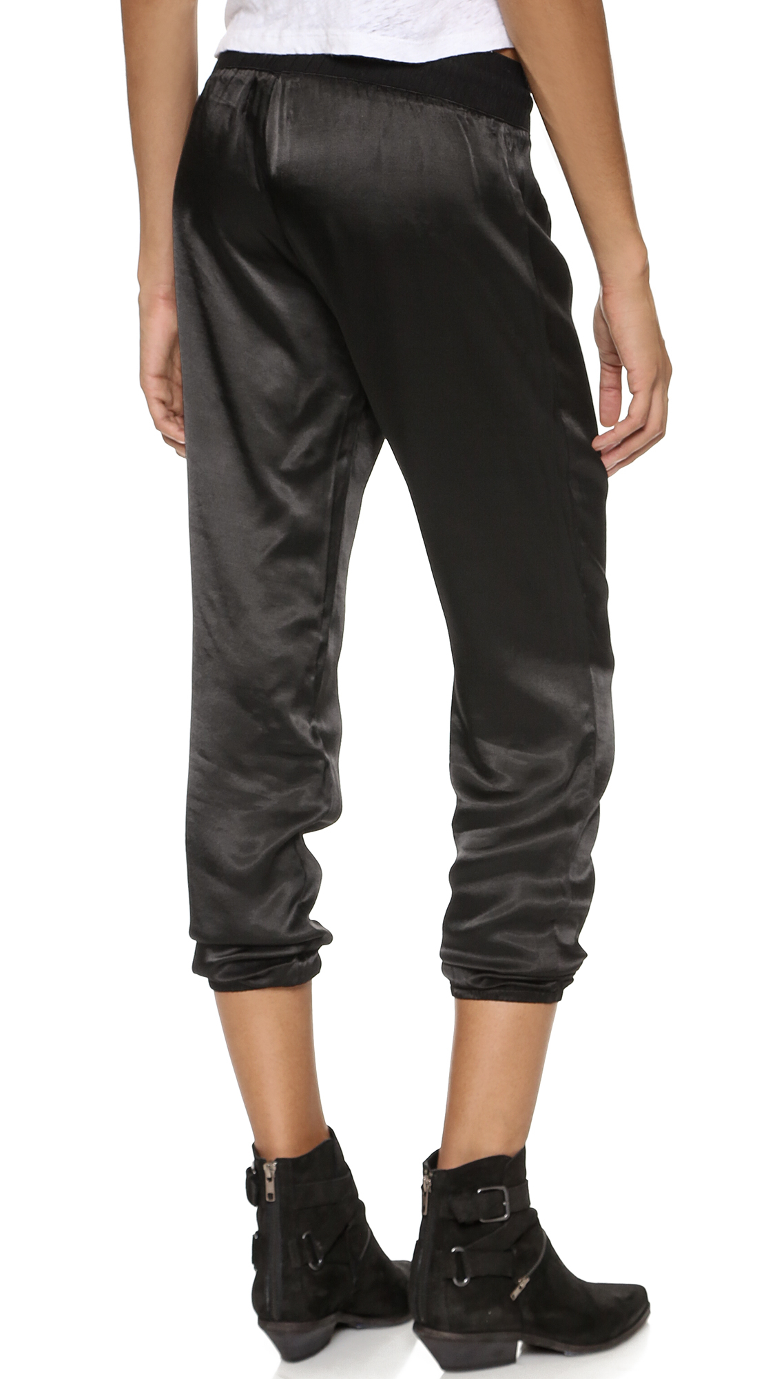 satin sweatpants