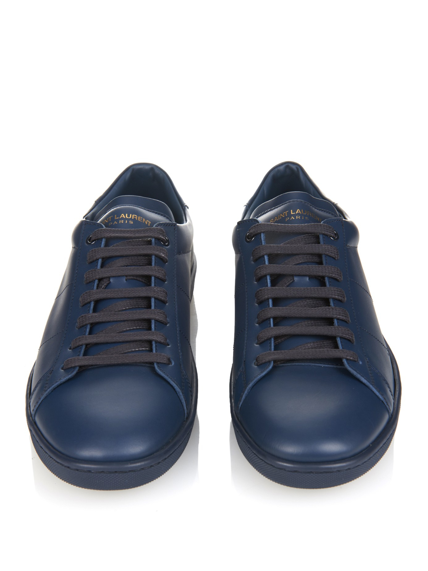 men's low top leather trainers
