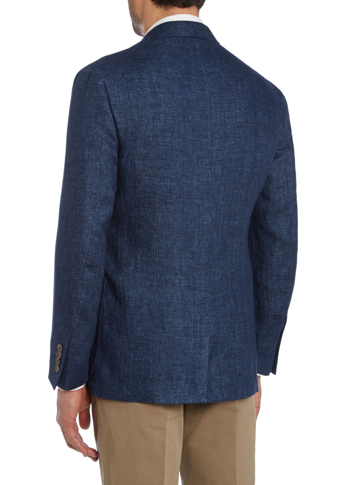Lyst Polo Ralph Solid Washed Linen Jacket In Blue lyst polo ralph solid washed linen jacket in blue