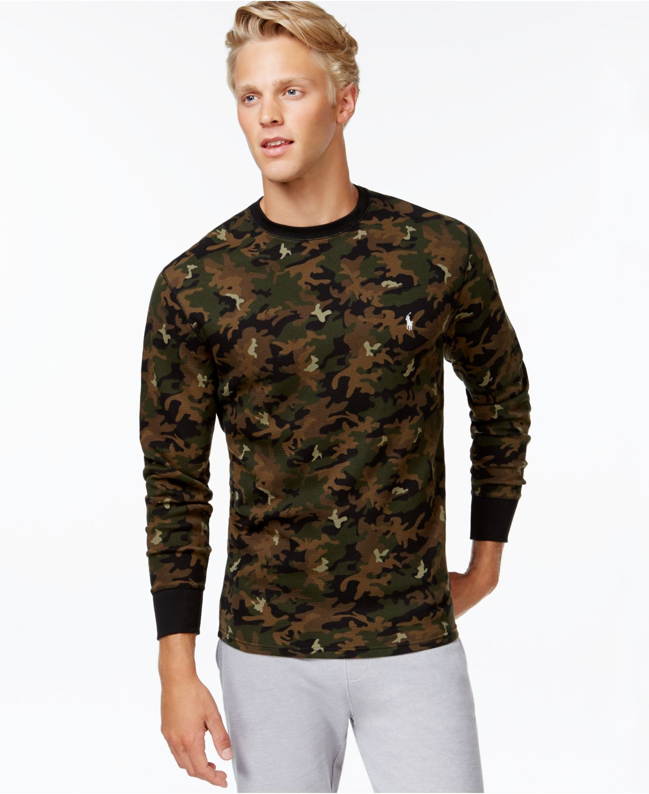 polo ralph lauren men's thermal tops