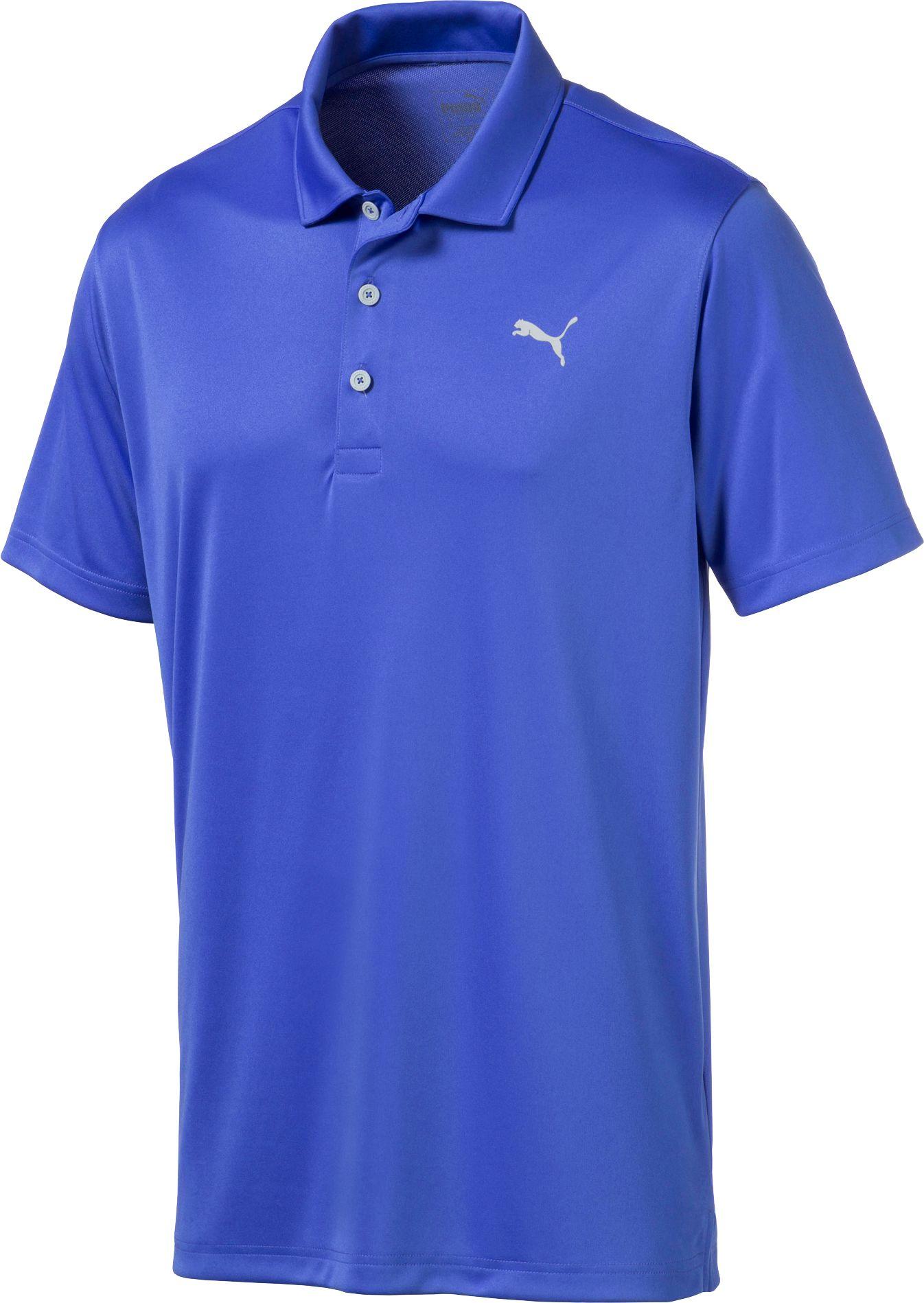 PUMA Rotation Golf Polo in Blue for Men - Lyst