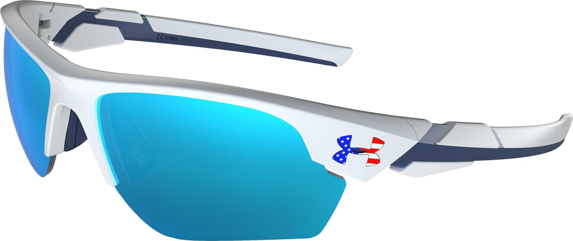 Under Armour Youth Windup Tuned Baseball/softball Sunglasses in Blue ...