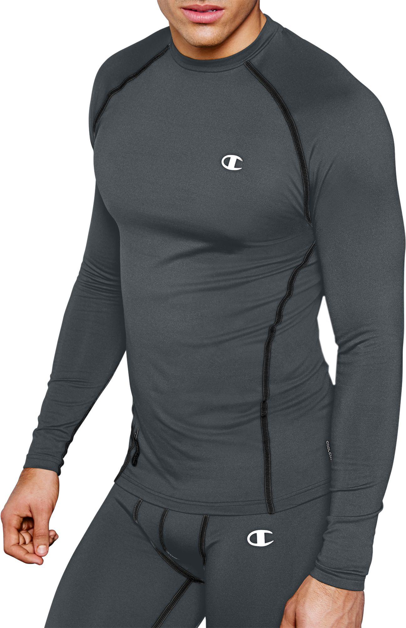 champion long sleeve compression shirt