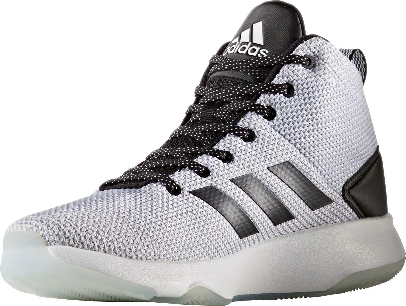 adidas Rubber Cloudfoam Executor Mid Basketball Shoes in White/Black (Black) for Men - Lyst