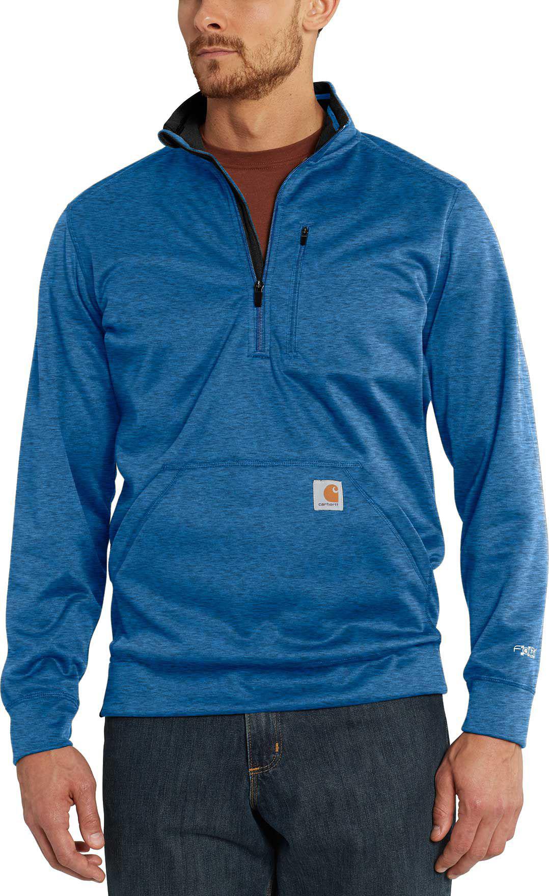 Download Carhartt Synthetic Force Extremes Mock-neck Half-zip Pullover in Blue for Men - Lyst