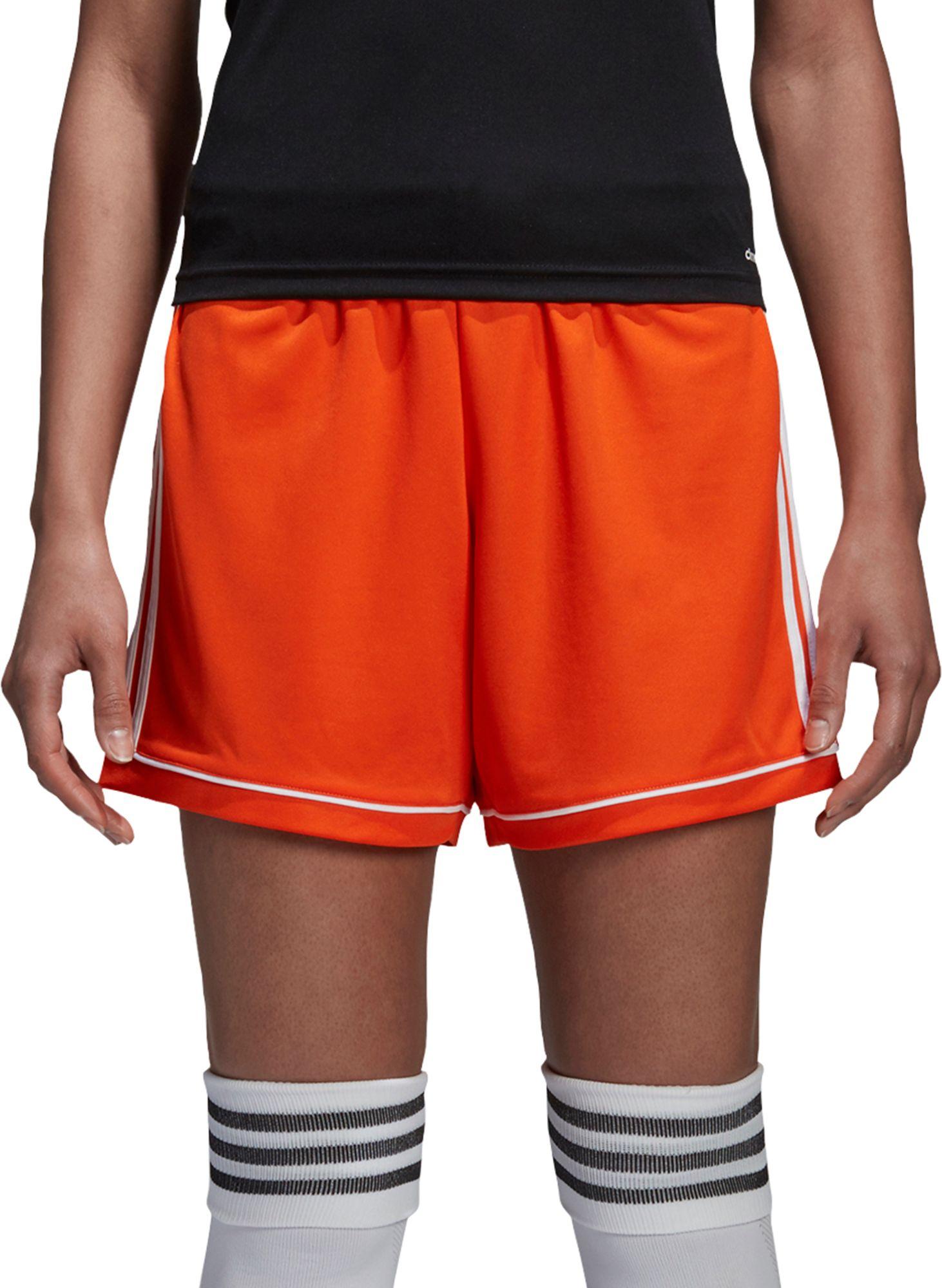 adidas Synthetic Squadra 17 Soccer Shorts in Orange/White (Orange) Lyst