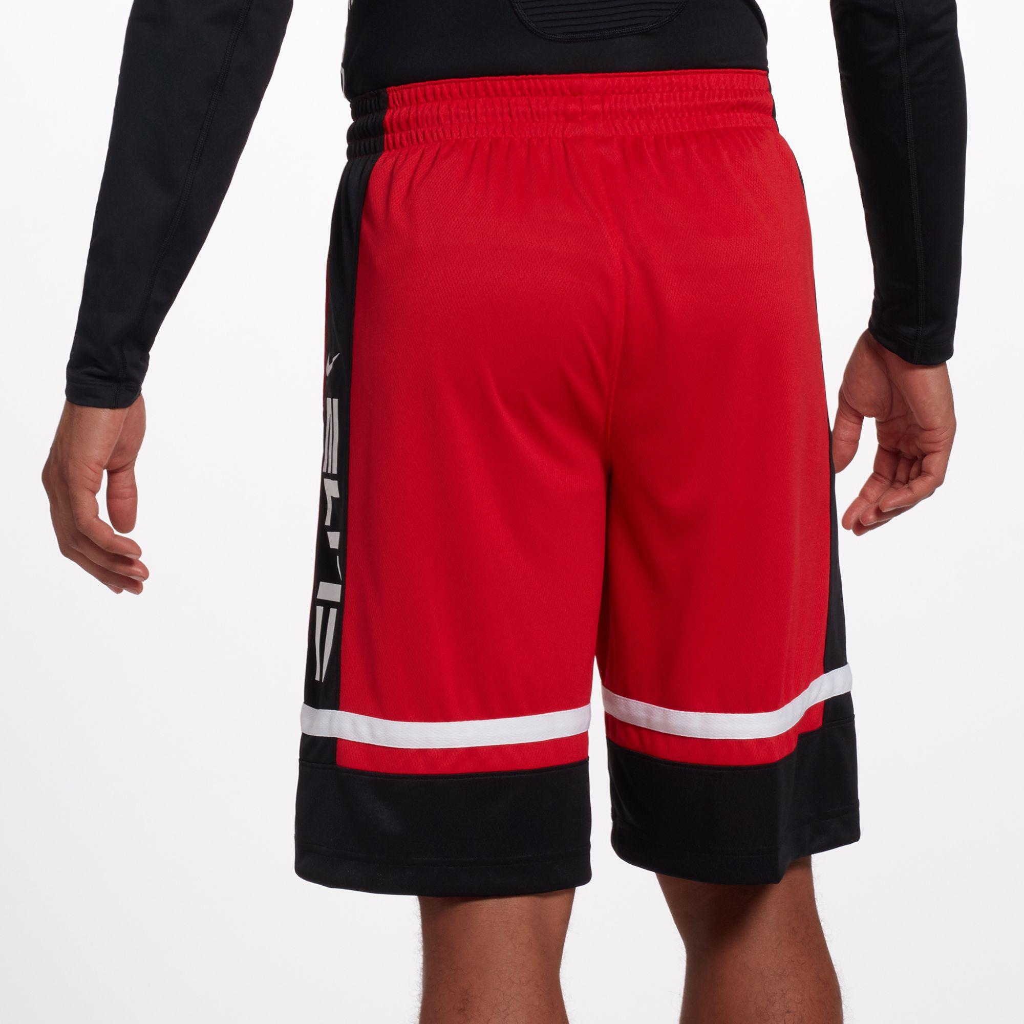 Nike Synthetic Dri-fit Elite Basketball Shorts in Red for Men - Lyst