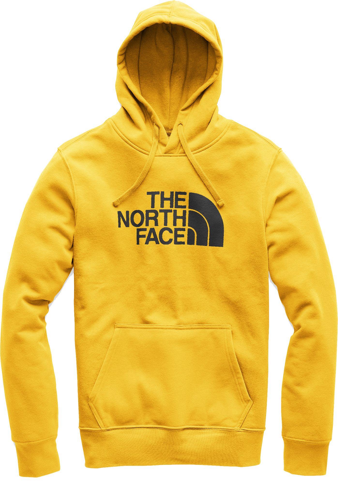 The North Face Cotton Half Dome Fashion Hoodie in Yellow for Men - Lyst