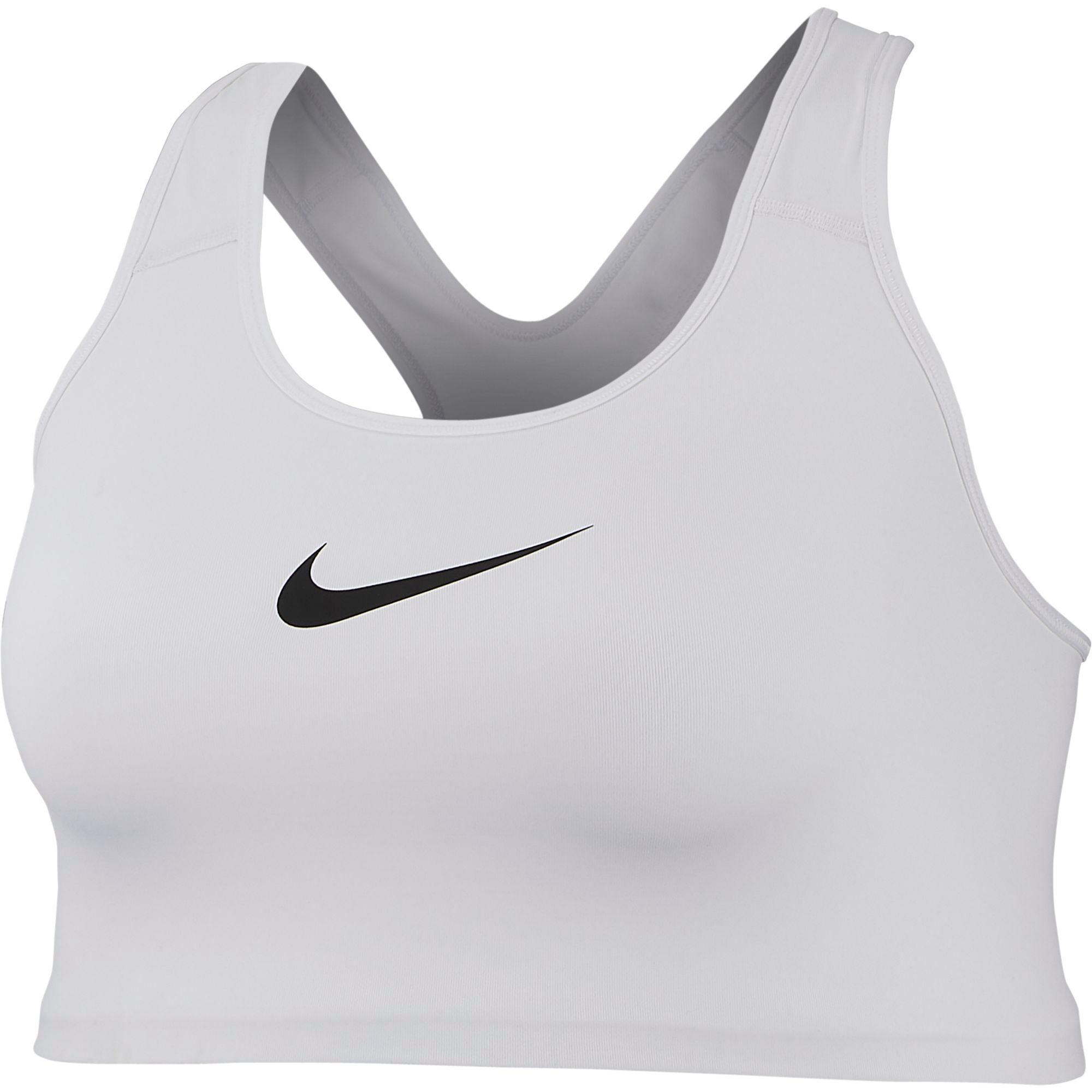 Nike Plus Size Unpadded Sports Bra in White - Lyst