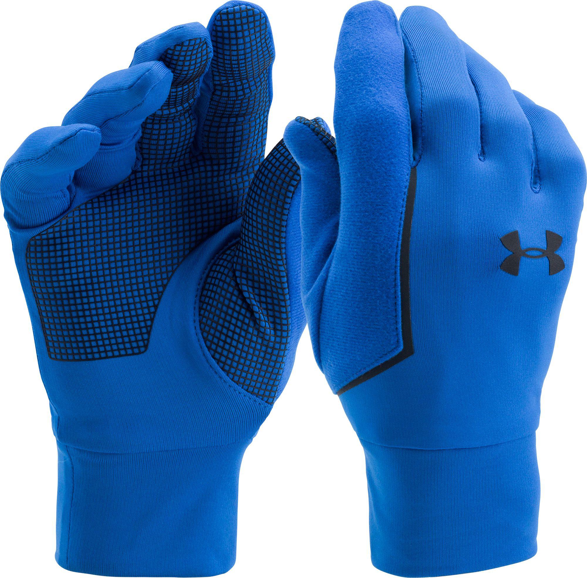 Under Armour No Breaks Armour Liner Gloves in Blue for Men Lyst