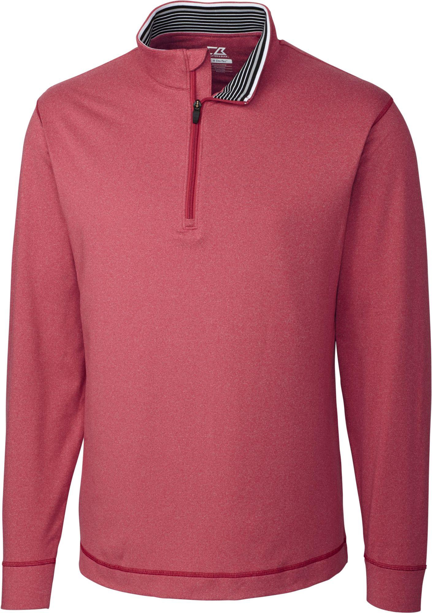Cutter & Buck Cb Drytec Topspin Quarterzip Long Sleeve Golf Pullover