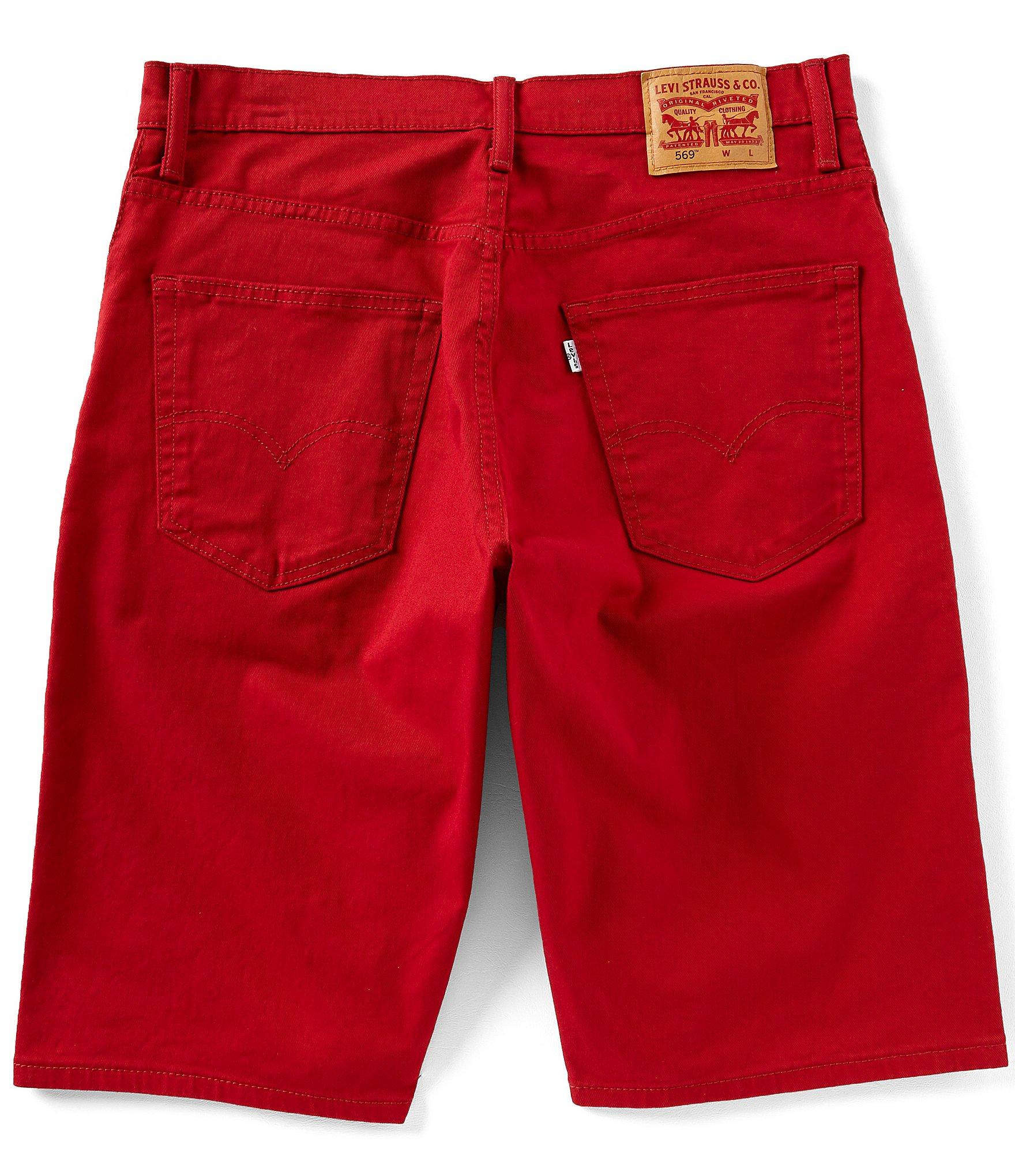 levi's men's 569 loose straight denim short