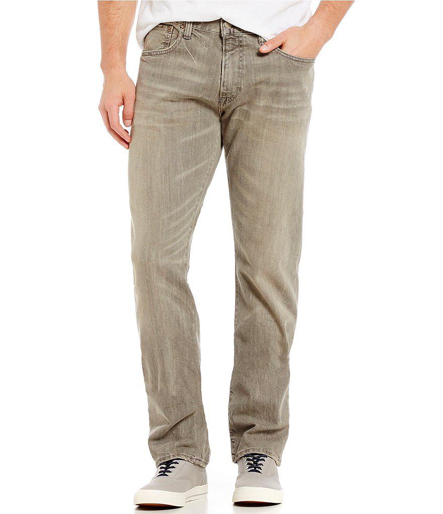 Polo Ralph Lauren Hampton Straight-fit Jeans in Gray for Men - Lyst