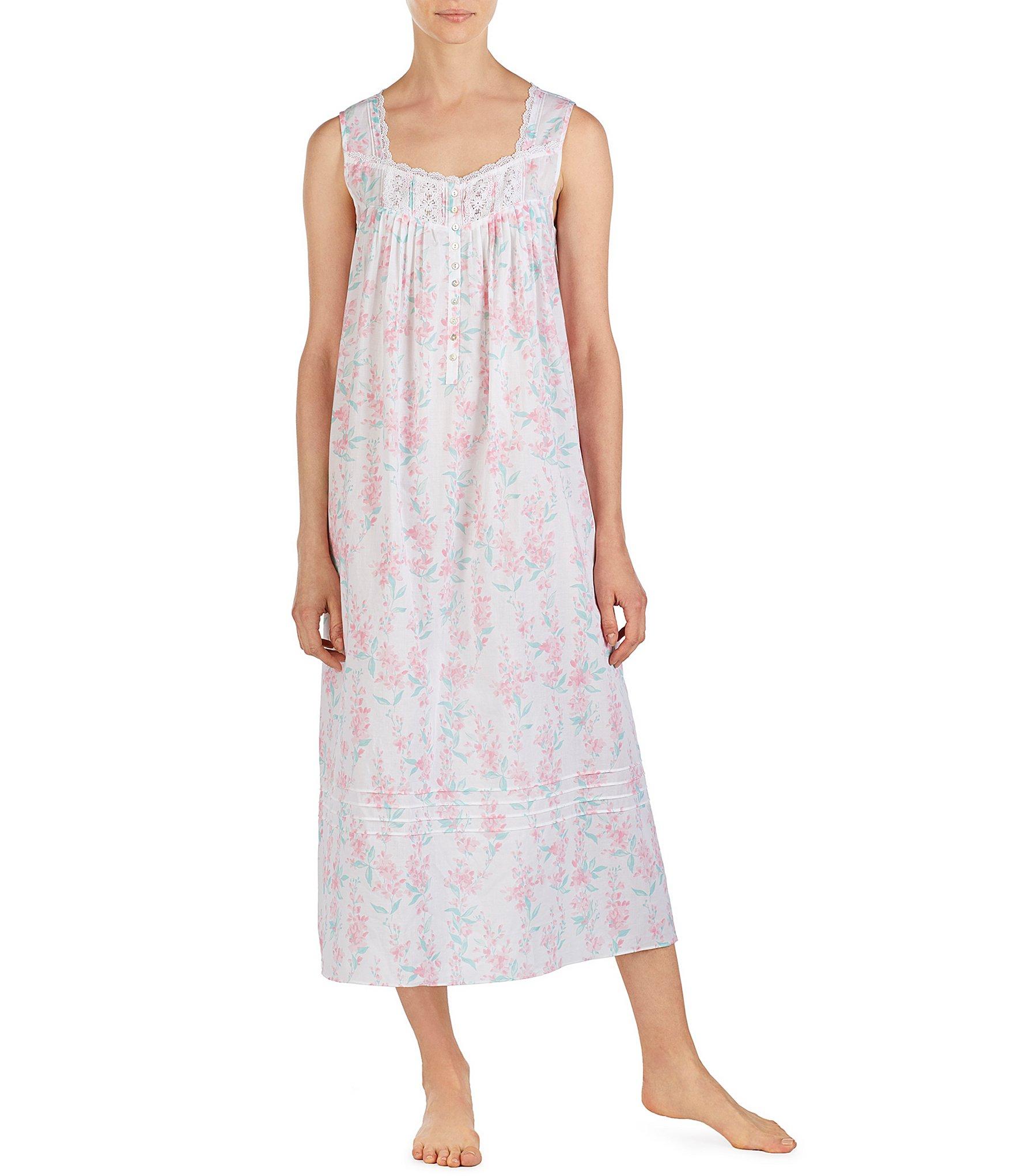 Lyst Eileen West Floralprinted Lawn Ballet Nightgown